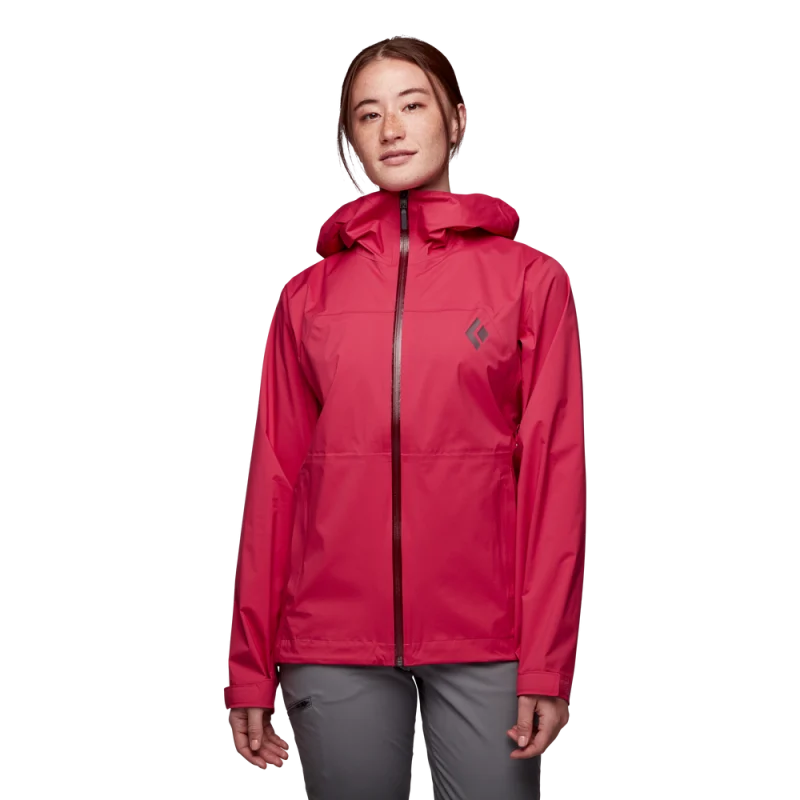 Black Diamond Women's Stormline Stretch Rain Shell Jacket - Image 2