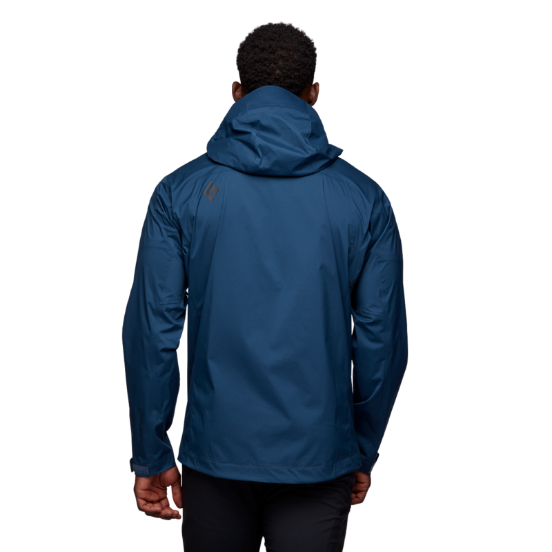 Black Diamond Men's Stormline Stretch Rain Shell Jacket Indigo - Image 2