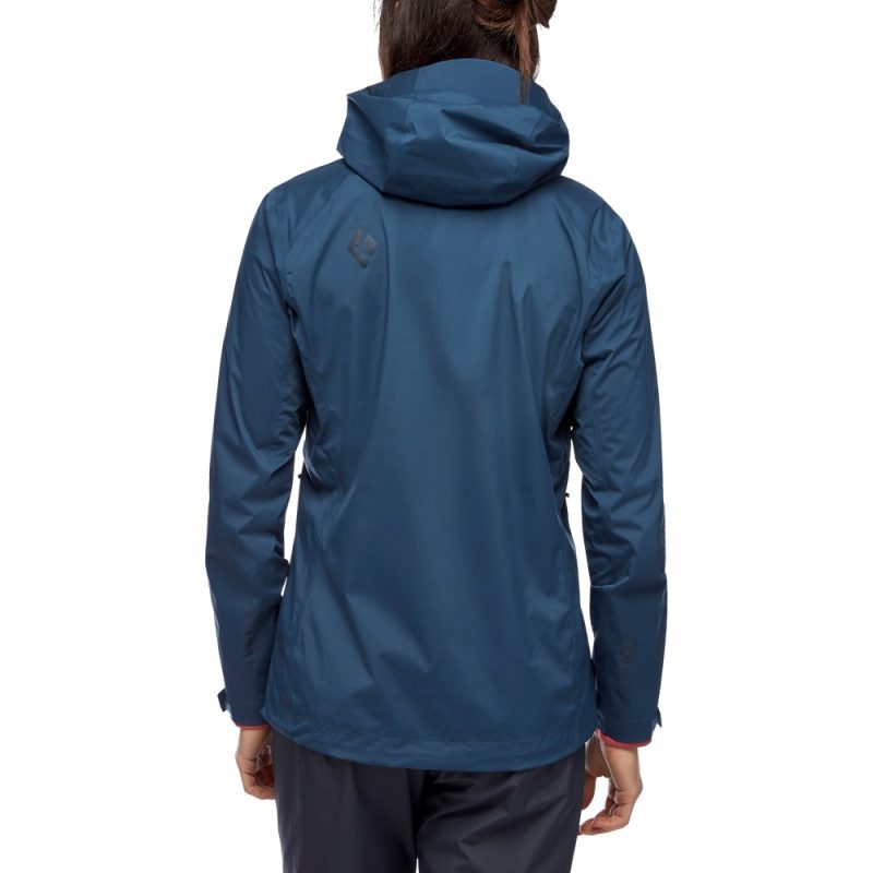 Black Diamond Women's Stormline Stretch Rain Shell Jacket - Image 3