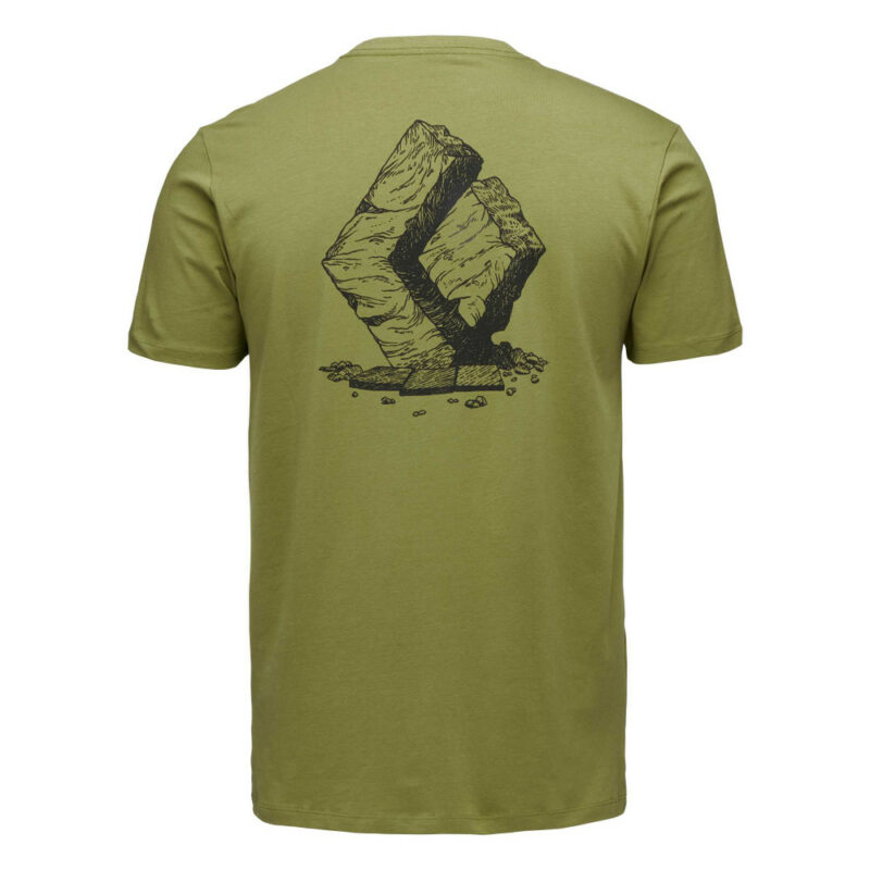 Black Diamond Men's Boulder Tee Camp Green - Image 2