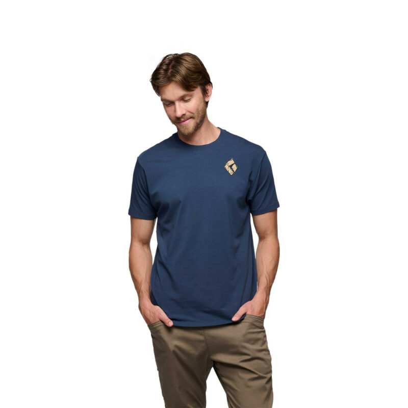 Black Diamond Mono Pocket Indigo SS Men's Tee - Image 3