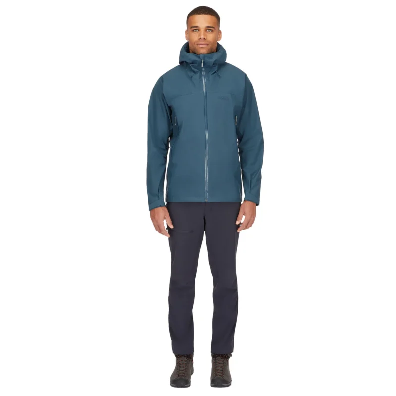 0002 Namche GTX Jacket OrionBlue QWH 77 ORB Model Front