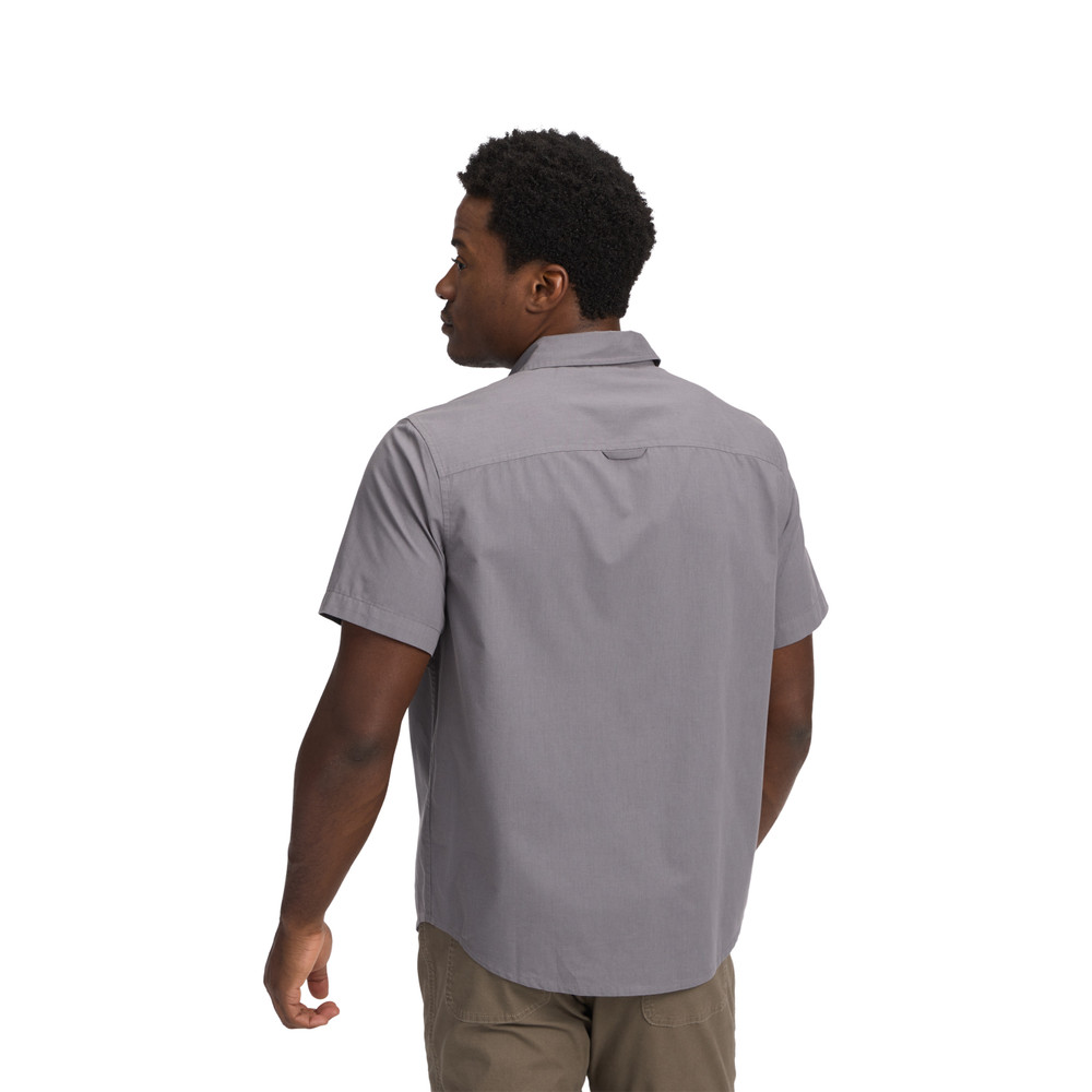 Black Diamond Wingate Short Sleeve Shirt Αντρικό Κοντομάνικο Πουκάμισο Regular Fit Steel Grey - Image 4