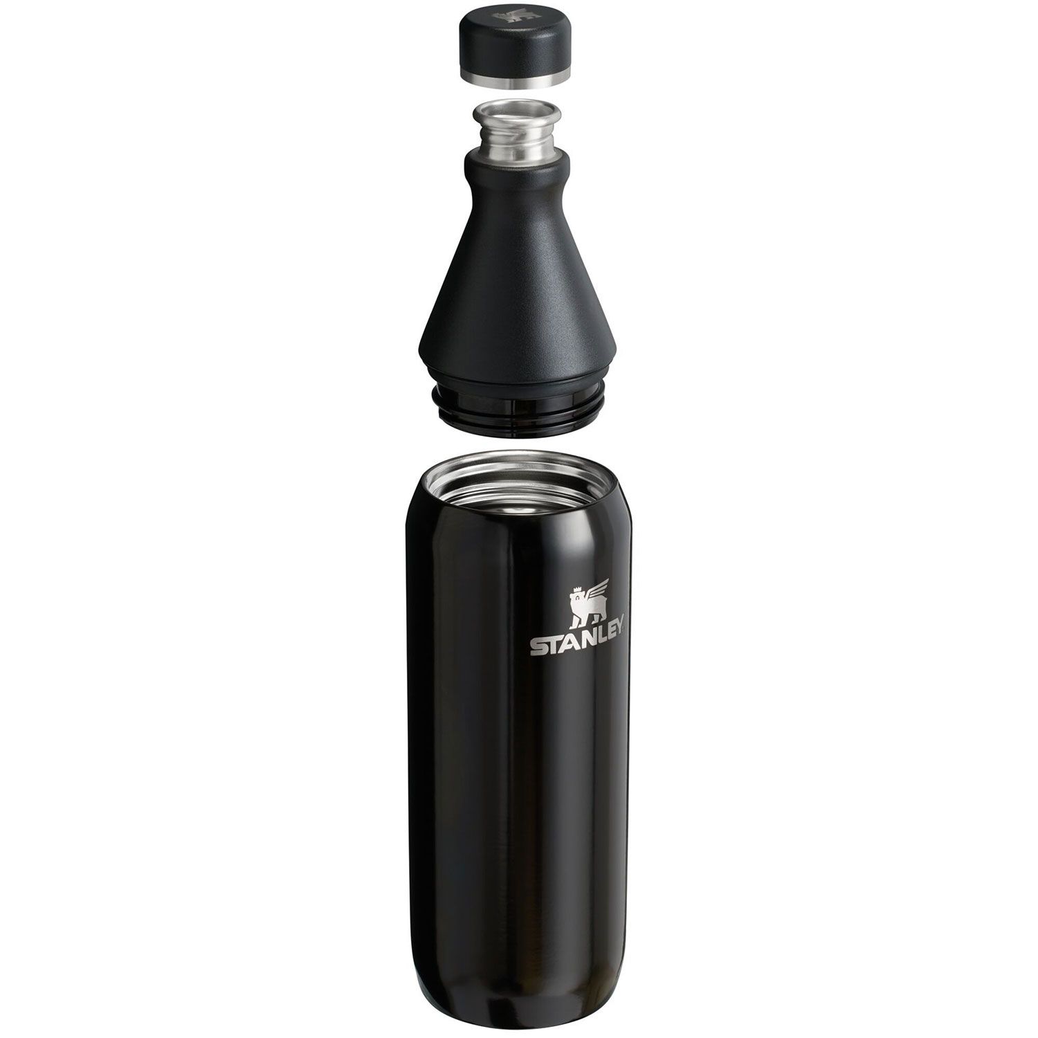 Stanley All Day Slim Bottle 0.6L Θερμός Black Gloss - Εικόνα 2