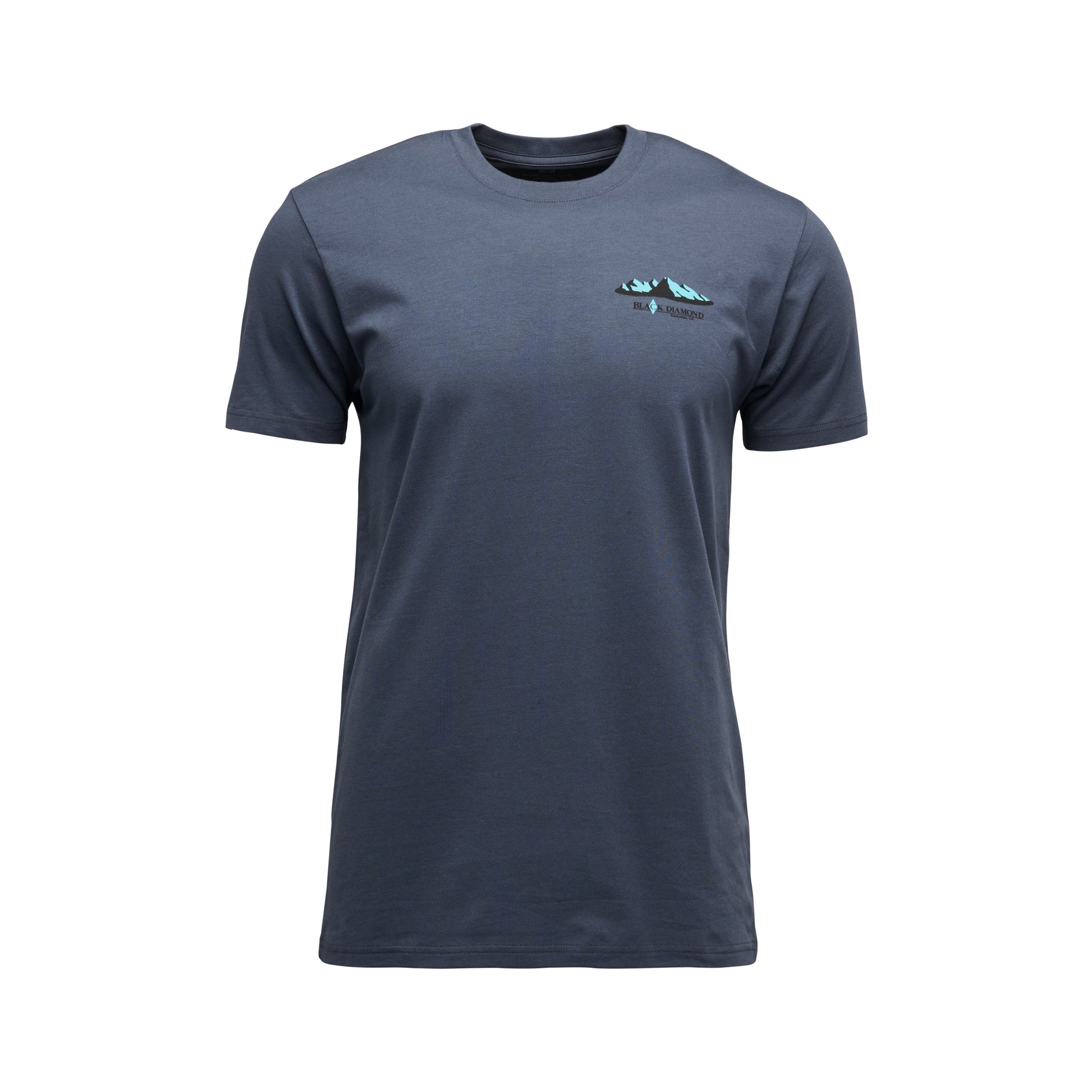 Black Diamond Mountainscape Short Sleeve Tee Αντρικό T-shirt Regular Fit Charcoal