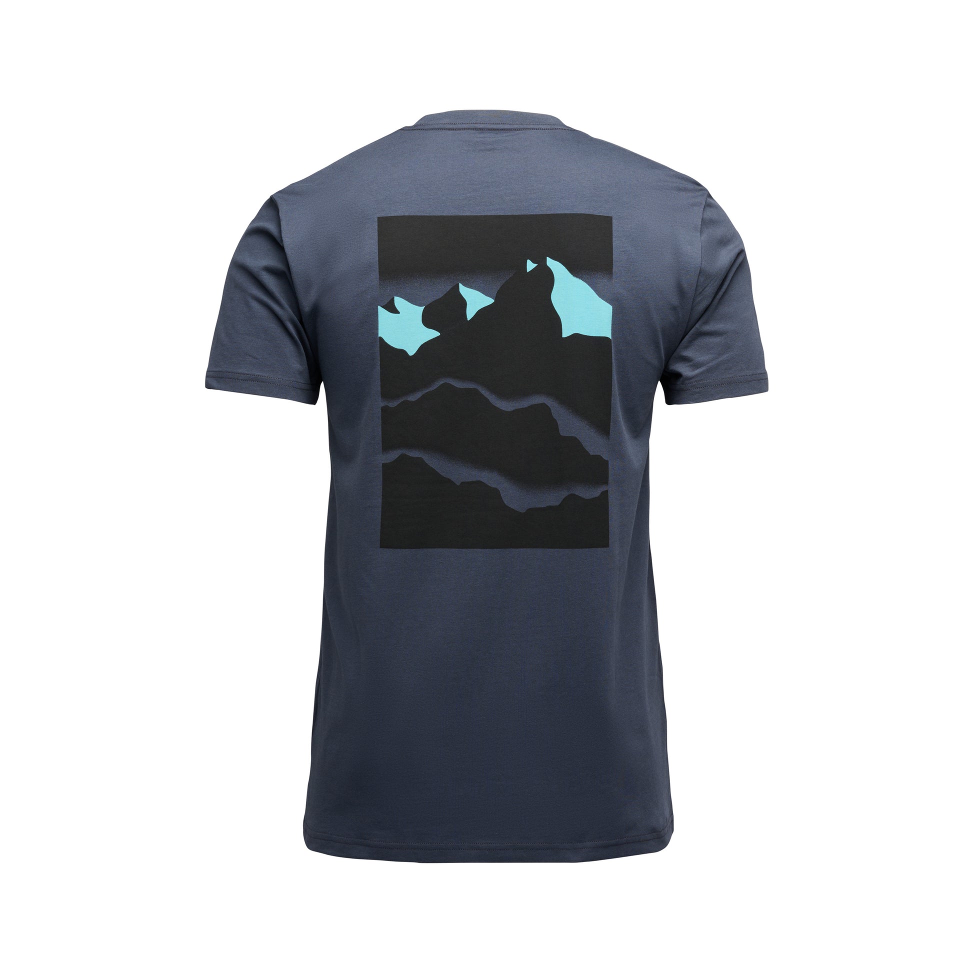 Black Diamond Mountainscape Short Sleeve Tee Αντρικό T-shirt Regular Fit Charcoal - Εικόνα 2