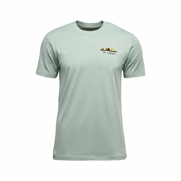Black Diamond Mountainscape Short Sleeve Tee Αντρικό T-shirt Regular Fit Agave