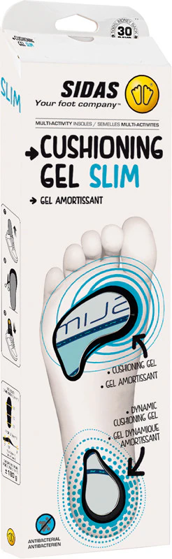 Sidas Cushioning Gel Slim Ανατομικοί Πάτοι Καθημερινής Χρήσης - Image 5