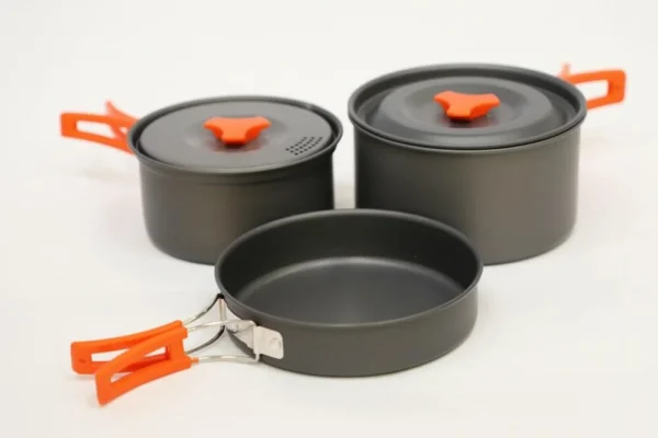 Vango Hard Anodised 4 Person Cook Kit Σετ Μαγειρικής Grey
