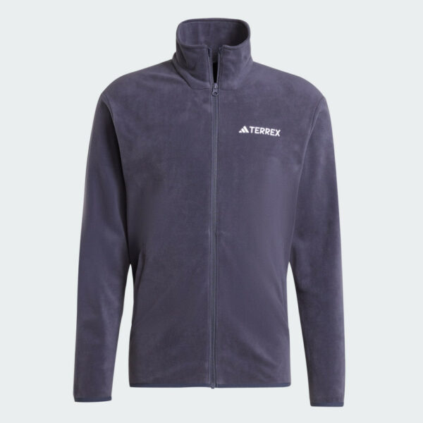Adidas Terrex Multi Essentials Full Zip Ανδρική Συνθετική Fleece Ζακέτα Shadow Navy