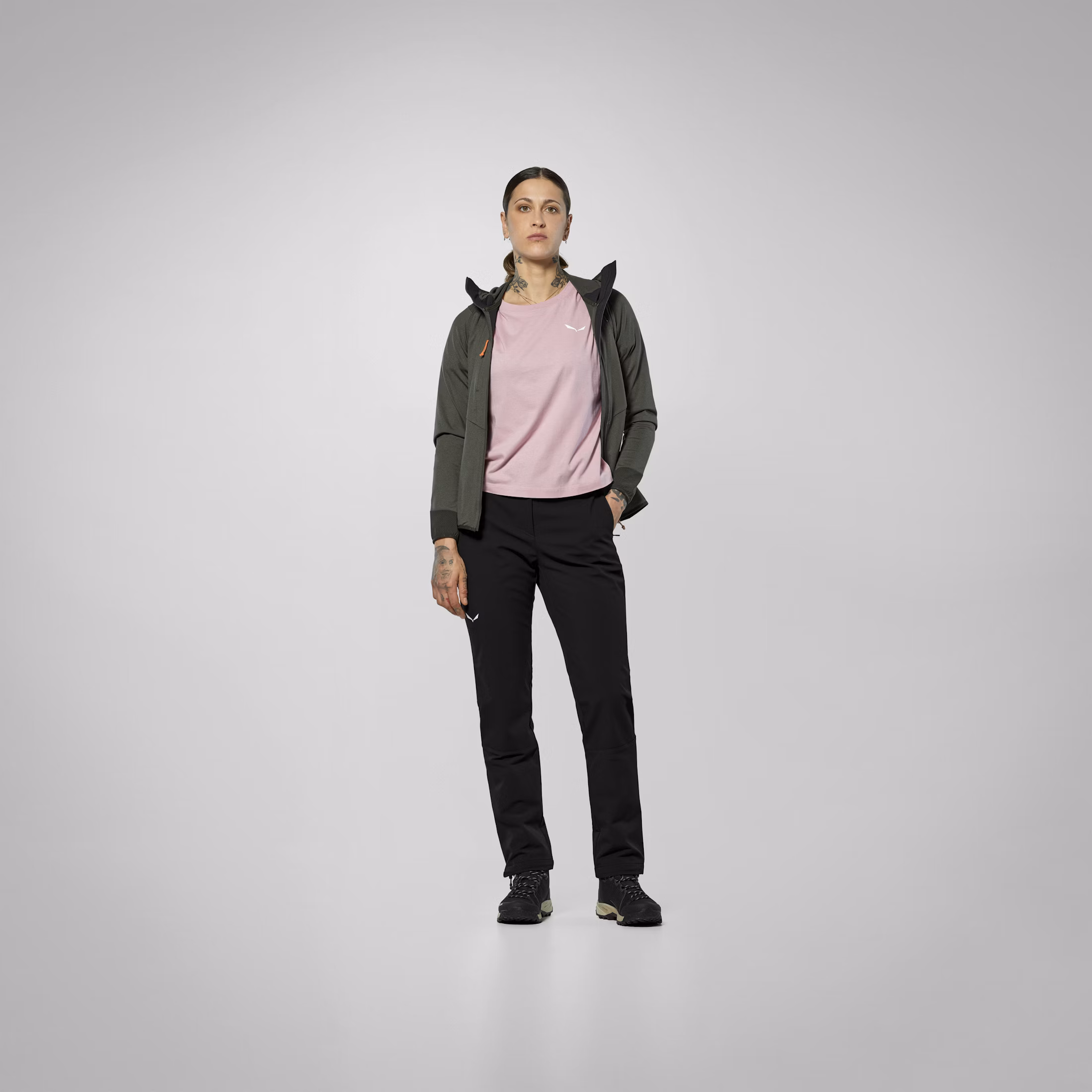 Salewa Puez Dolomia 2 Black Γυναικείο Χειμερινό Παντελόνι - Εικόνα 6