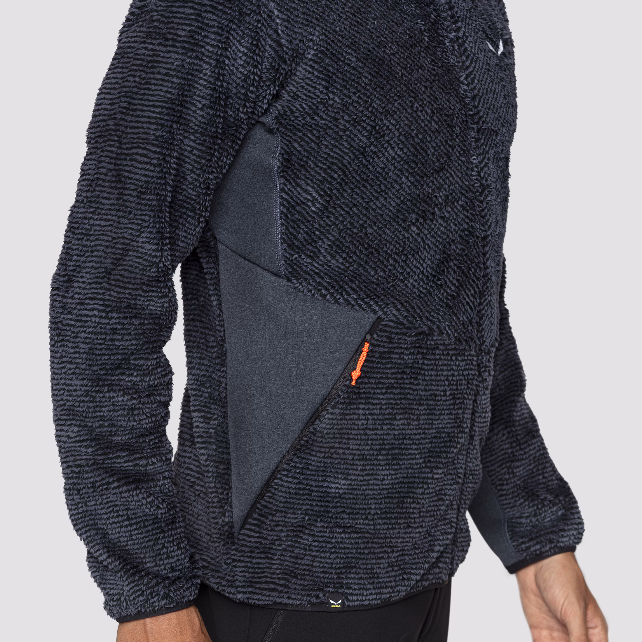 Salewa Tognazza Polarite Jacket Αντρική Συνθετική Ζακέτα Fleece Athletic fit Black - Εικόνα 4