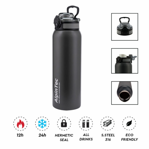 Alpin Tec Wayfarer 1000ml θερμός Grey