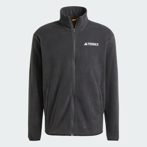 Adidas Terrex Multi Essentials Full Zip Ανδρική Συνθετική Fleece Ζακέτα Black
