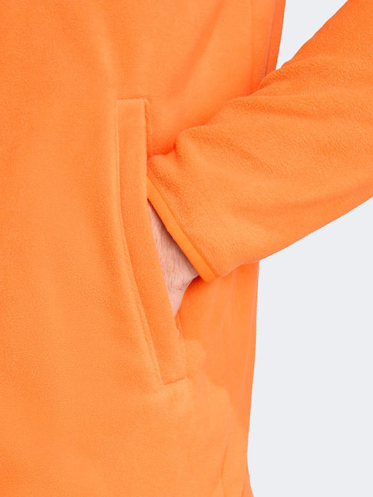 Adidas Terrex Multi Essentials Full Zip Ανδρική Συνθετική Fleece Ζακέτα Orange - Image 4