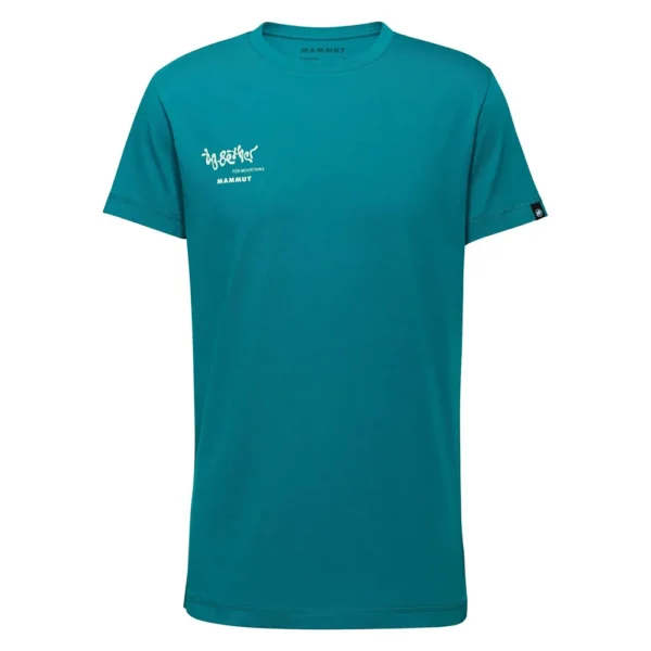 Mammut Massone Together Κοντομάνικο Ανδρικό Μπλουζάκι Regular Fit Deep Tea