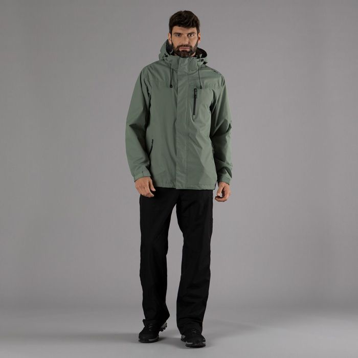 CMP Jacket Zip Hood Ανδρικό Αδιάβροχο Anthracite - Εικόνα 4