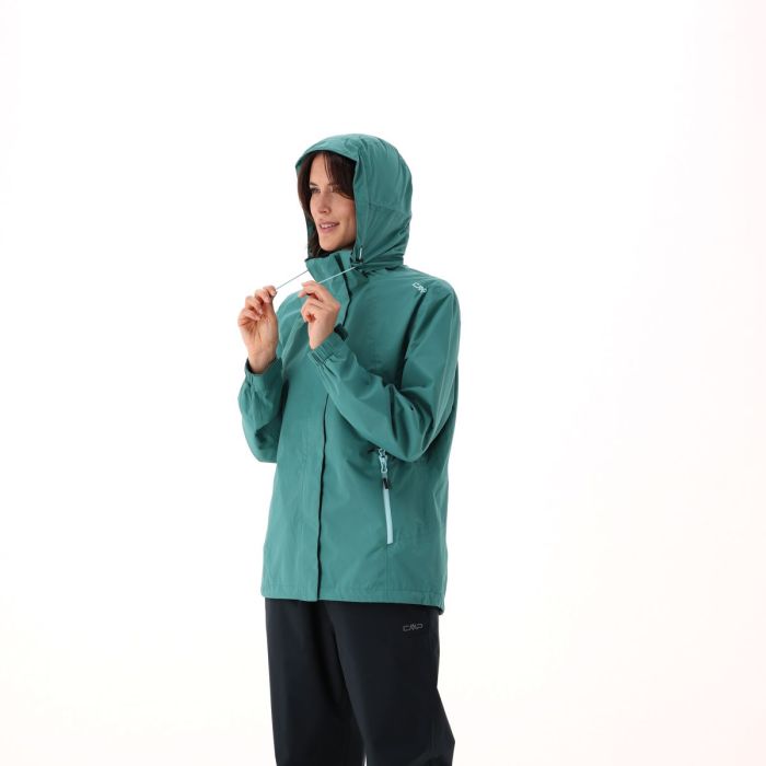 CMP Jacket Zip Hood Γυναικείο Αδιάβροχο Agave - Image 6