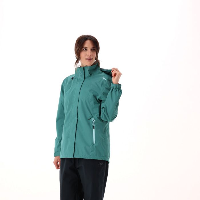 CMP Jacket Zip Hood Γυναικείο Αδιάβροχο Agave - Image 8