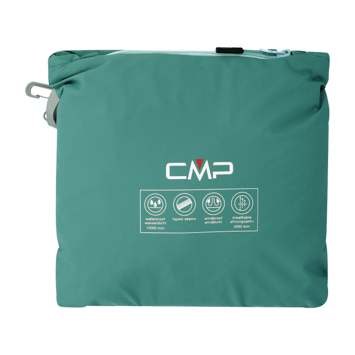 CMP Jacket Zip Hood Γυναικείο Αδιάβροχο Agave - Image 3