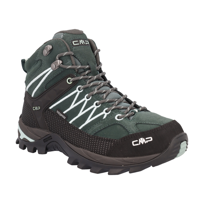 CMP Rigel Mid Trekking Shoes Wp Αδιάβροχα Γυναικεία Μποτάκια Ορειβασίας Trek Green/Jade