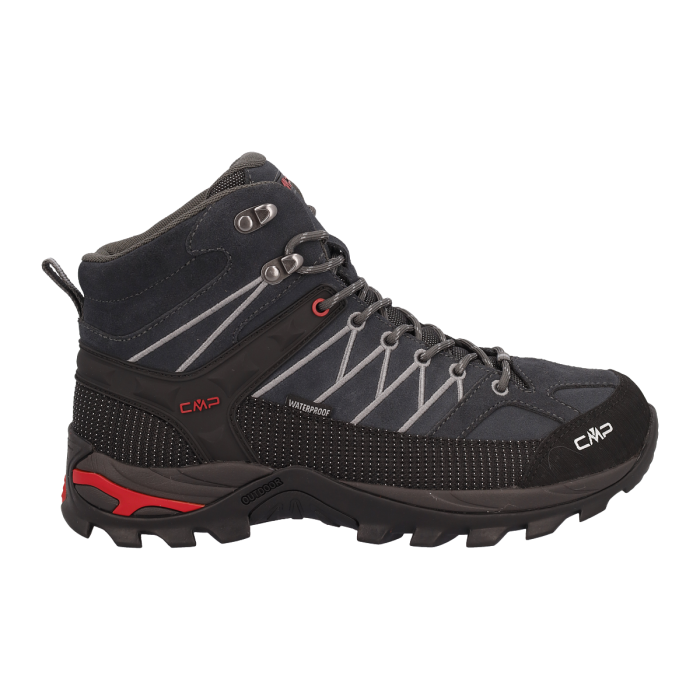 CMP Rigel Mid Trekking Wp Αντρικά Αδιάβροχα Μποτάκια Ορειβασίας Titanio/Ferrari - Εικόνα 2