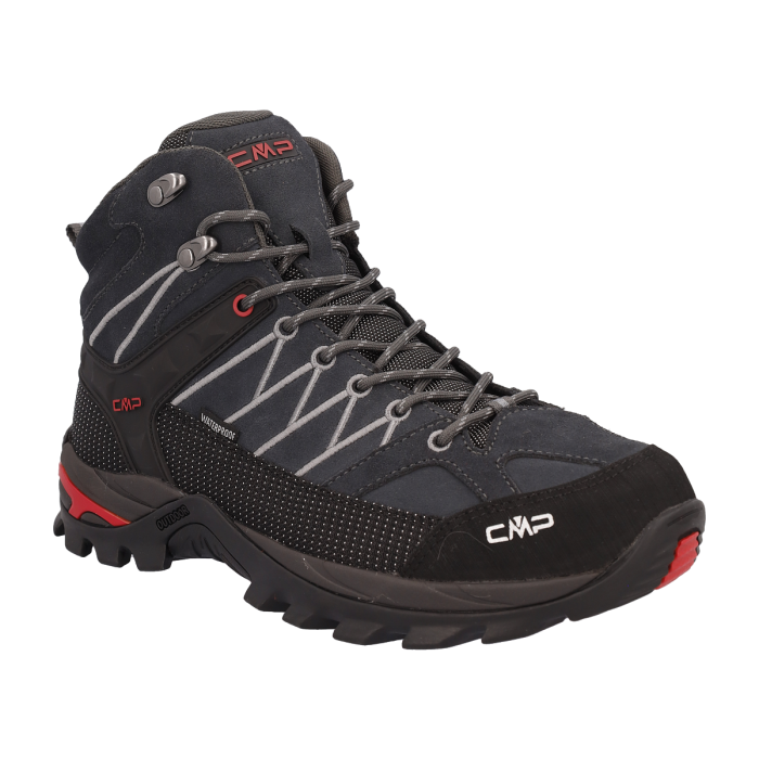 CMP Rigel Mid Trekking Wp Αντρικά Αδιάβροχα Μποτάκια Ορειβασίας Titanio/Ferrari