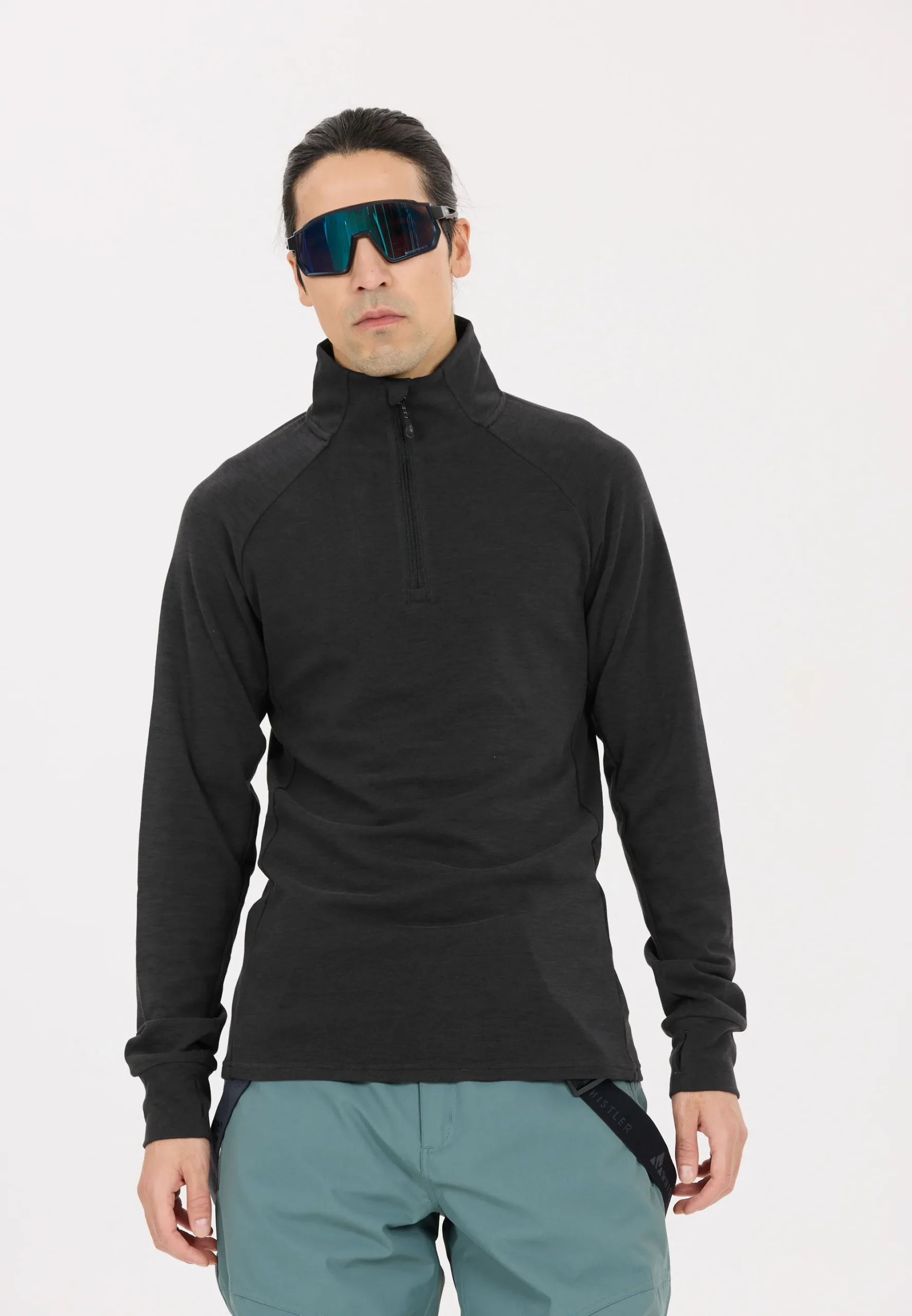 Whistler Kajsa Half Zip Ανδρικό Συνθετικό Fleece Phantom - Εικόνα 5