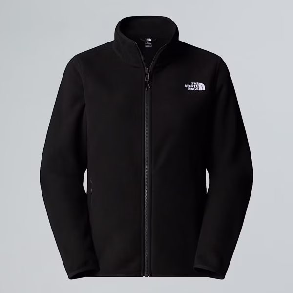 The North Face 100 Glacier FZ Γυναικείο Fleece Ζακέτα Black