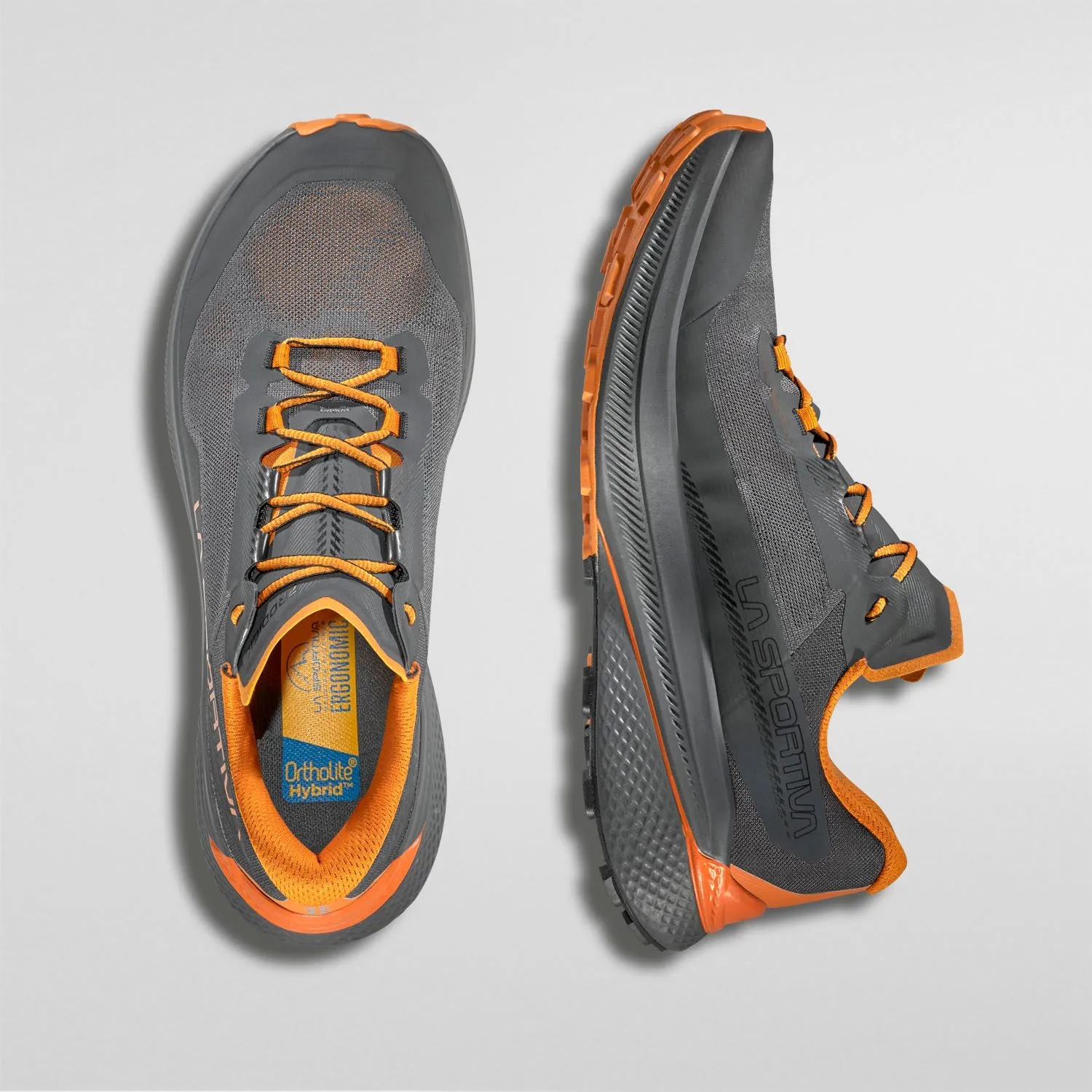La Sportiva Prodigio Ultra Trail Running Παπούτσια Ορεινού Τρεξίματος Carbon/Marmalade - Εικόνα 3