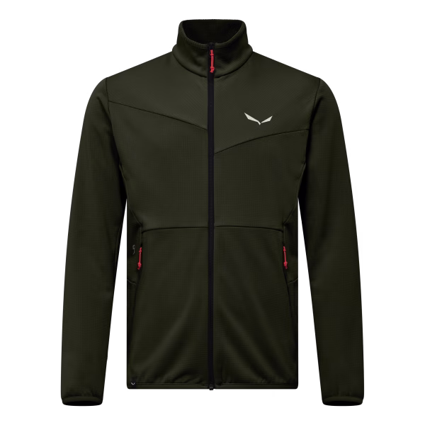 Salewa Puez Cammino Pl Jacket Αντρική Συνθετική Ζακέτα Fleece Dark Olive