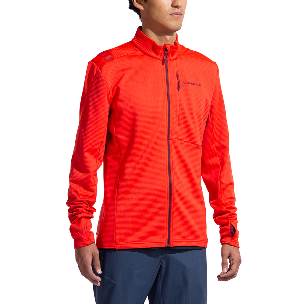 La Sportiva Chill Thermal Jkt Τεχνική Ζακέτα Fleece Mountain Red - Image 3