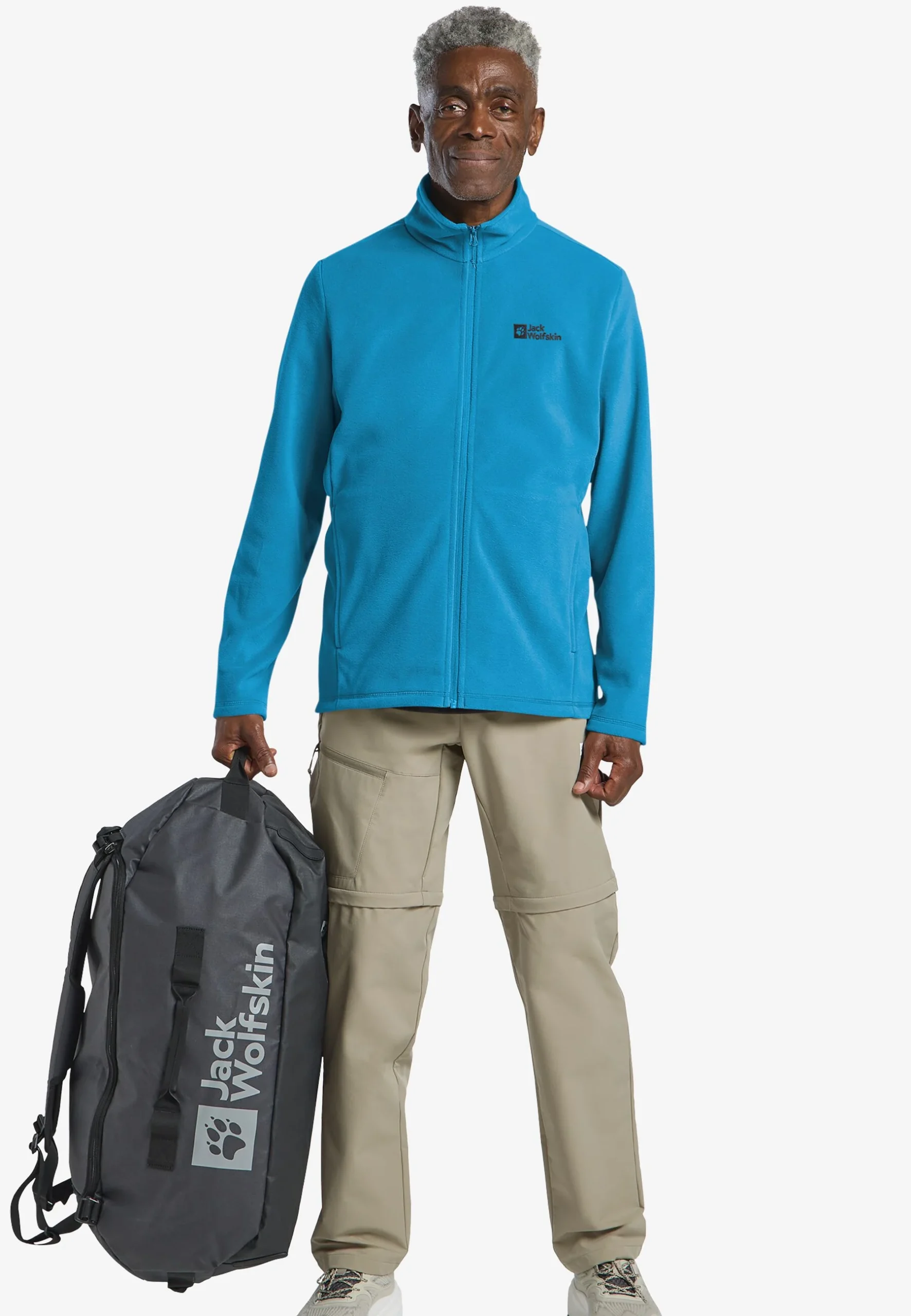 Jack Wolfskin Taunus Full Zip Ανδρική Συνθετική Fleece Ζακέτα - Εικόνα 8