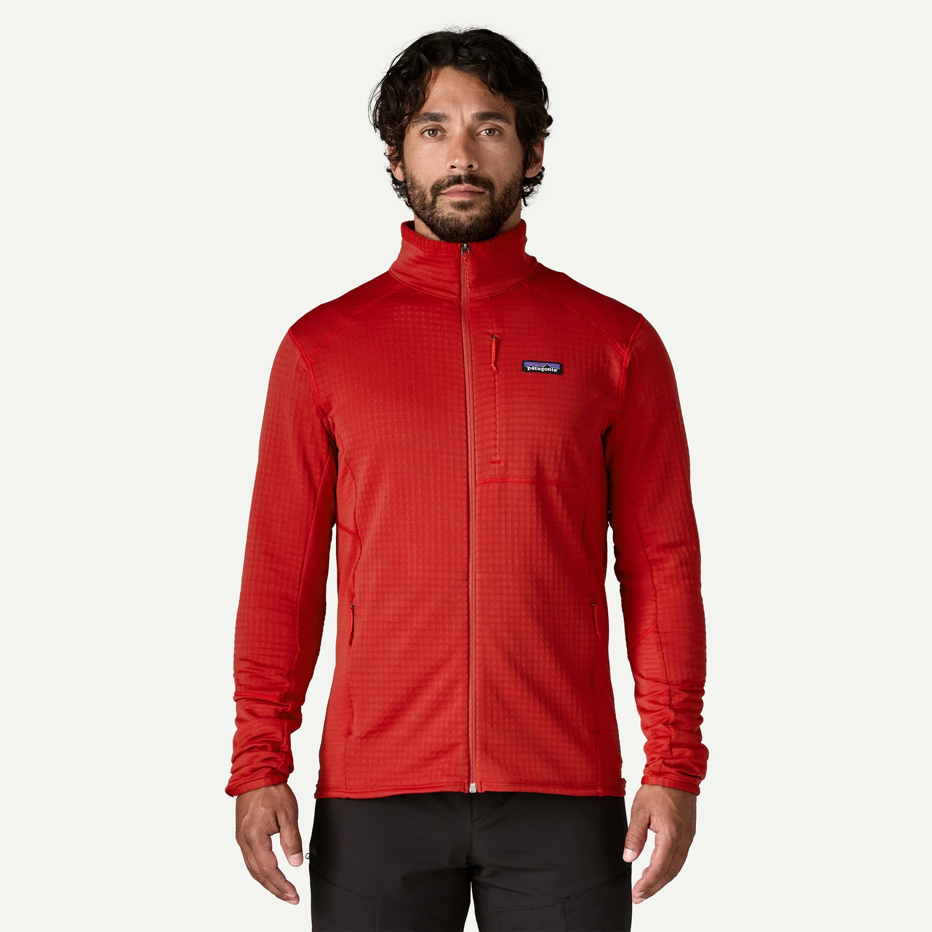 Patagonia R1 Fleece Ανδρικό Τεχνικό Συνθετικό Jacket - Image 2
