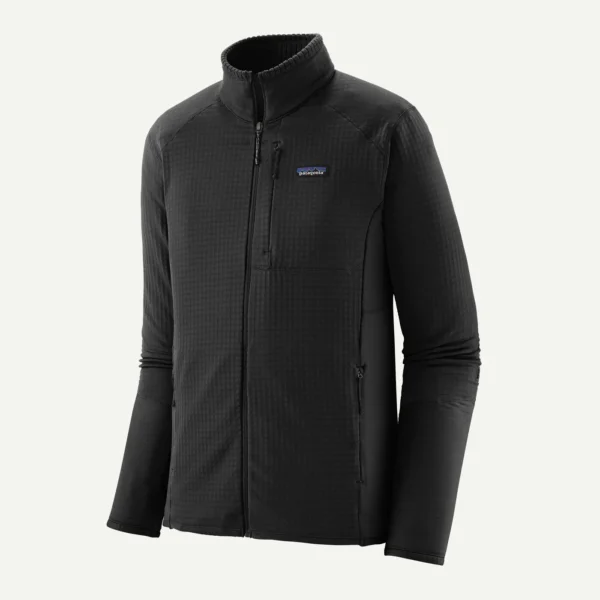 Patagonia R1 Fleece Ανδρικό Τεχνικό Συνθετικό Jacket Black