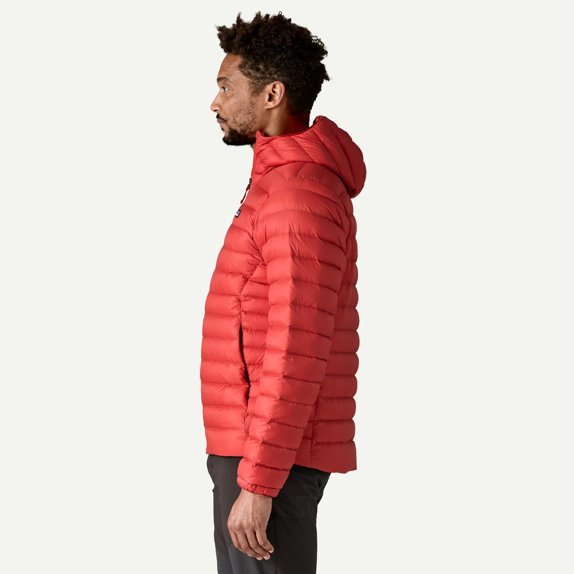 Patagonia Down Sweater Hoody Αντρικό Πουπουλένιο Μπουφάν Amanita Red - Εικόνα 5