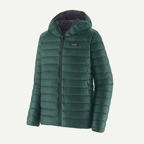 Patagonia Down Sweater Hoody Αντρικό Πουπουλένιο Μπουφάν Cascade Green