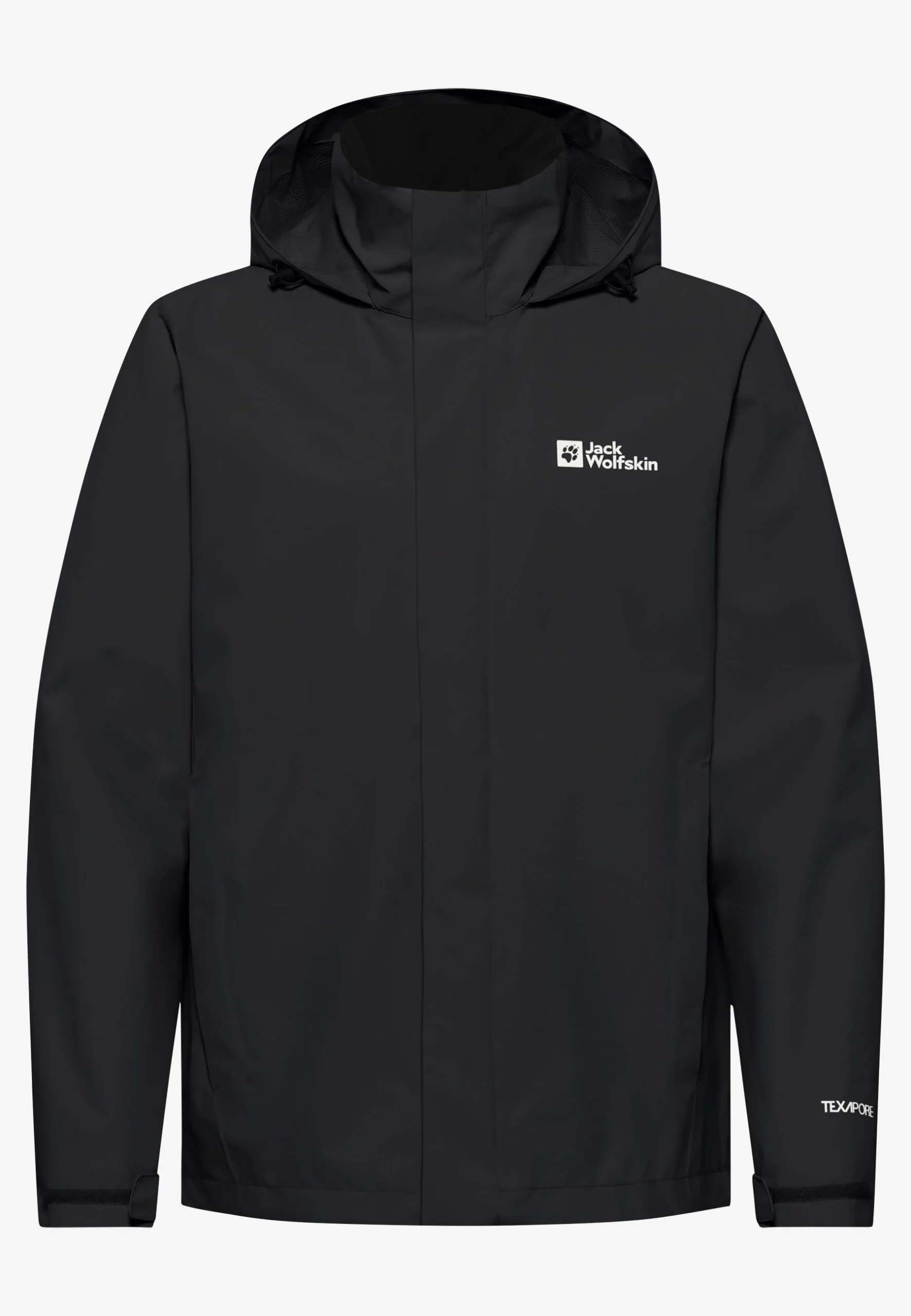 Jack Wolfskin Trailtime 2l Jkt Ανδρική Αδιάβροχη Μεμβράνη Black