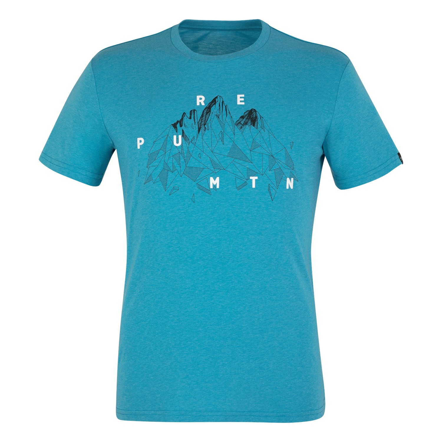 Salewa Illustration Dri-Release® T-Shirt Blue Danube Ανδρικό Μπλουζάκι