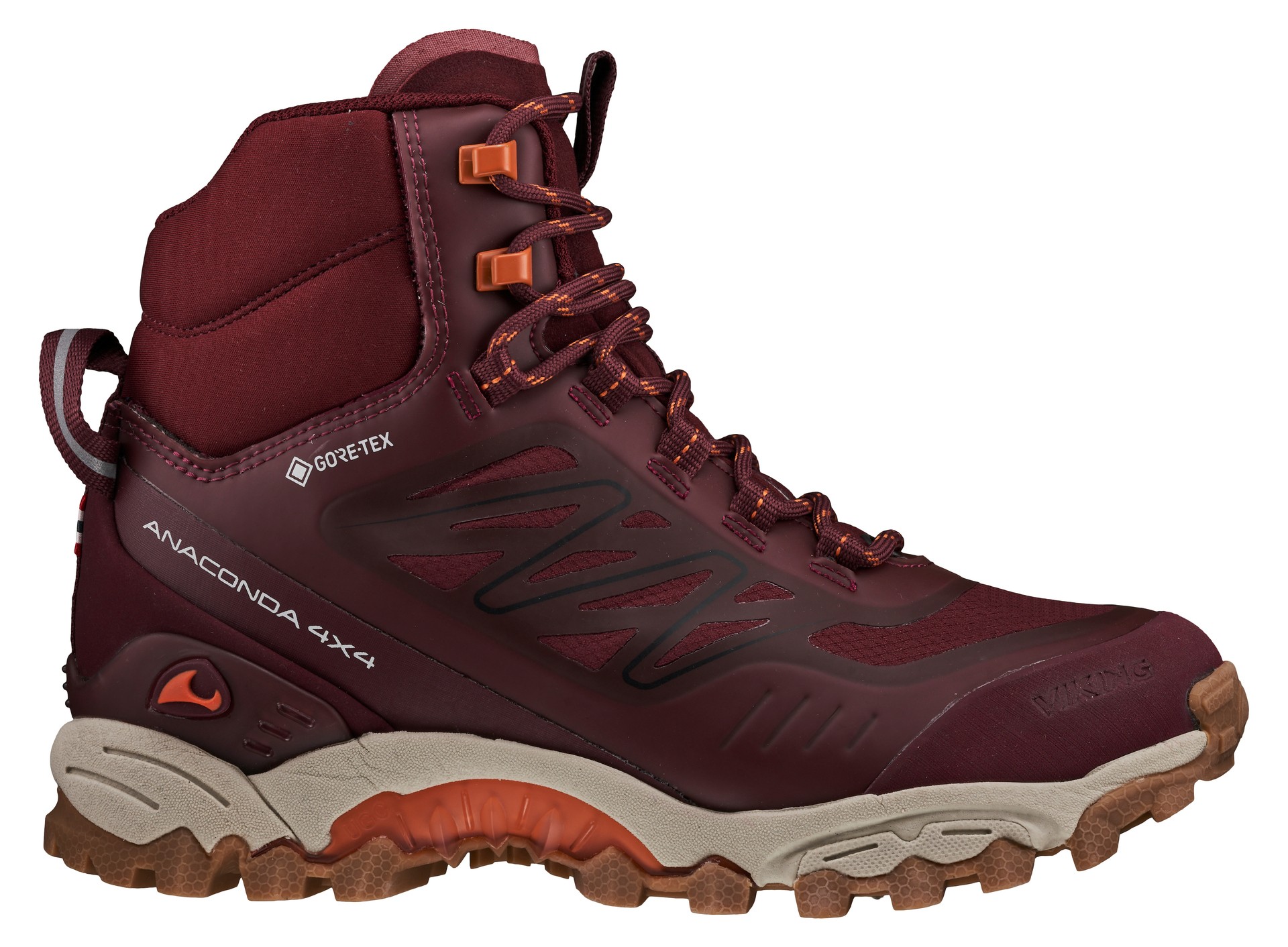 Viking Anaconda 4X4 Mid Gore-tex Γυναικεία Αδιάβροχα Μποτάκια