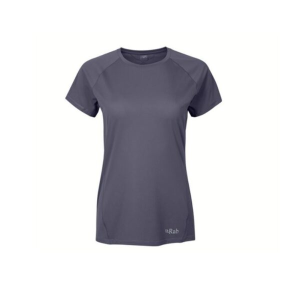 Rab Force S/S Tee Steel Γυναικείο Τεχνικό Κοντομάνικο Μπλουζάκι