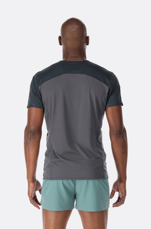 Rab Sonic Ultra Tee Beluga Ανδρικό Κοντομάνικο Μπλουζάκι Τρεξίματος - Image 3