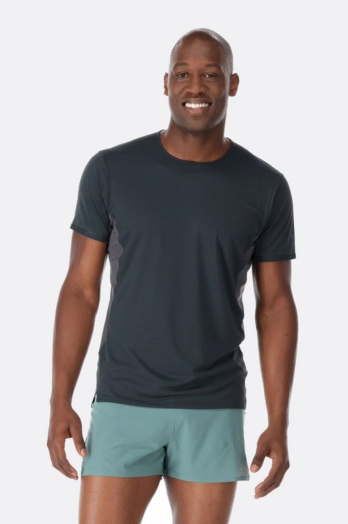 Rab Sonic Ultra Tee Beluga Ανδρικό Κοντομάνικο Μπλουζάκι Τρεξίματος - Image 2