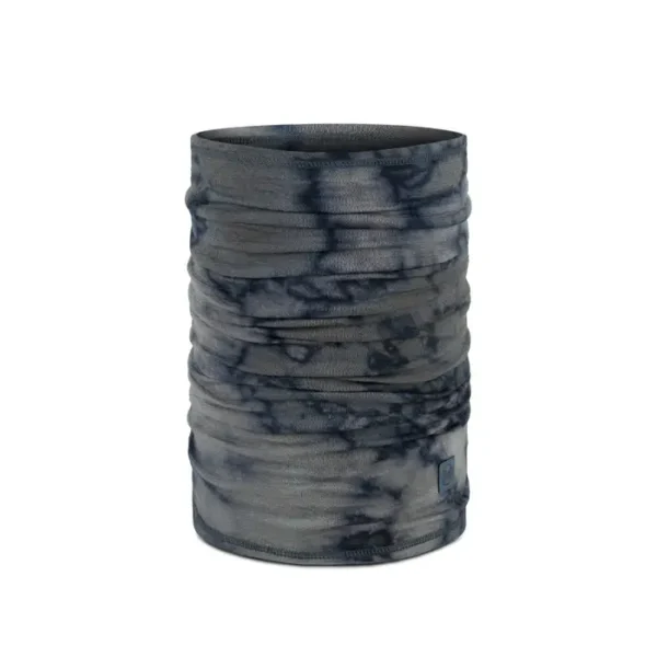 Buff Merino Lightweight Neckwear Natural Tye Dye Navy Περιλαίμιο