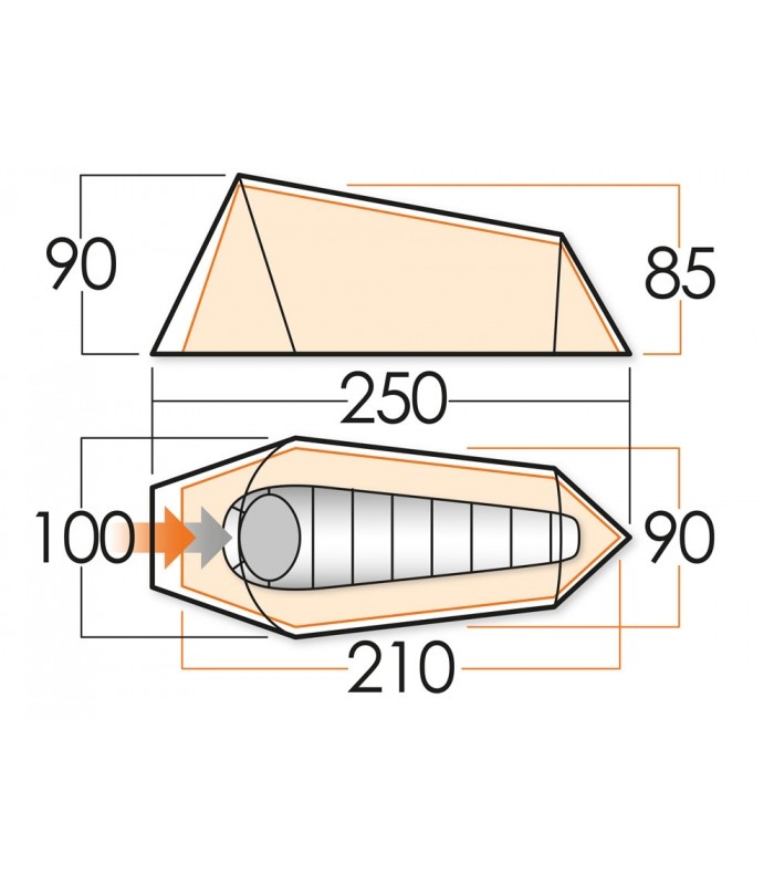 Vango Soul 100 Σκηνή 1 Ατόμου - Image 2