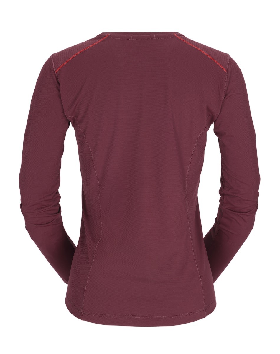 Rab Force LS Tee Deep Heather Γυναικείο Τεχνικό Μπλουζάκι - Image 2