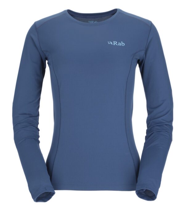 Rab Force LS Tee Nightfall Blue Γυναικείο Τεχνικό Μπλουζάκι