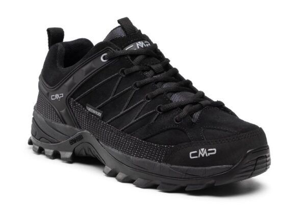 CMP Rigel Low Trekking Shoes Wp Αδιάβροχα Παπούτσια Ορειβασίας Black