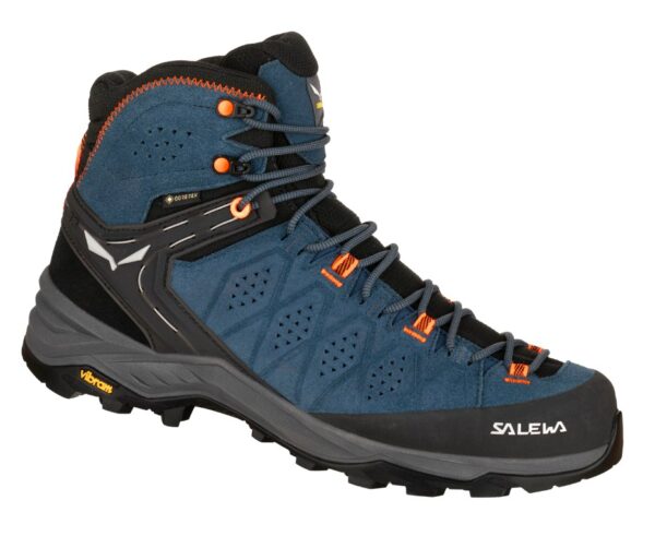 Salewa Ms Alp Trainer 2 Mid Gore-tex Blue Dark Denim Αδιάβροχο Μποτάκι Ορειβασίας