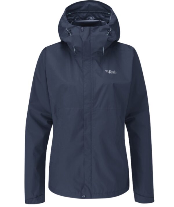 Rab Downpour Eco Jacket Deep Ink Γυναικείο Αδιάβροχο 20.000 HH